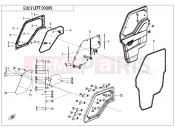 CFMOTO UFORCE 1000 (CF1000UTR-3) LEFT DOORS - F37-1-V1