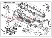 CFMOTO UFORCE 1000 (CF1000UTR-3) FRONT PLASTICS - F04-1-V2