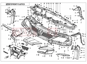 CFMOTO UFORCE 1000 (CF1000UTR-3) FRONT PLASTICS - F04-1
