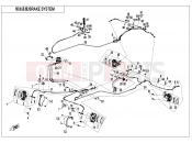 CFMOTO UFORCE 1000 (CF1000UTR-3) BRAKE SYSTEM - F08-V1