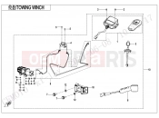 CFMOTO UFORCE 1000 (CF1000UTR-3) TOWING WINCH - F15-2