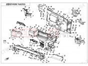CFMOTO 2023 UTV UFORCE 1000 (CF1000UTR-3) FRONT PLASTICS(FOR TFT) - F04-2-B-V1