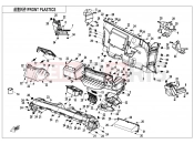 CFMOTO 2023 UTV UFORCE 1000 (CF1000UTR-3) FRONT PLASTICS(FOR TFT) - F04-2-B-V2