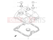 SUZUKI DR-Z400S K1 (2001) (E03,E28,E33) 1A - CYLINDER HEAD COVER