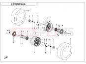 CFMOTO 2026 UTV UFORCE 1000 (CF1000UTR-3) FRONT WHEEL - F07
