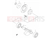 SUZUKI DR-Z400S K1 (2001) (E03,E28,E33) 8 - CRANK BALANCER
