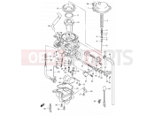 SUZUKI DR-Z400S K1 (2001) (E03,E28,E33) 11 - CARBURETOR