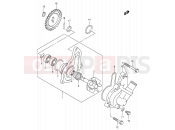 SUZUKI DR-Z400S K1 (2001) (E03,E28,E33) 16 - WATER PUMP