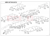 CFMOTO 2023 UTV UFORCE 1000 (CF1000UTR-5) BOTTOM PLASTICS - F04-8-V1