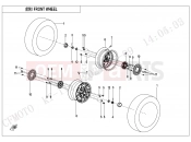 CFMOTO 2023 UTV UFORCE 1000 (CF1000UTR-5) FRONT WHEEL - F07