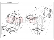 CFMOTO 2023 UTV UFORCE 1000 (CF1000UTR-5) FRONT SEAT(NON HEATING EQUIPMENT) - F13-1