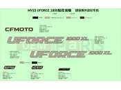 CFMOTO 2023 UTV UFORCE 1000 (CF1000UTR-5) DECAL KITS(TRUE TIMBER CAMO) - F19-2-C