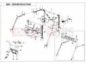 CFMOTO 2023 UTV UFORCE 1000 (CF1000UTR-5) BUMPER @^ CAB FRAME - F23-V2
