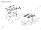 CFMOTO 2023 UTV UFORCE 1000 (CF1000UTR-5) BODY ACCESSORIES - F26-3