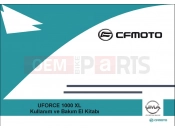 CFMOTO 2024 UTV UFORCE 1000 (CF1000UTR-5) OWNER\'S MANUAL(Turkish) - F38-C