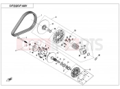 CFMOTO 2024 UTV UFORCE 1000 (CF1000UTR-5) CVT ASSY - E05-A-V3