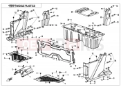 CFMOTO 2025 UTV UFORCE 1000 (CF1000UTR-5) MIDDLE PLASTICS - F04-3-V4
