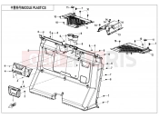 CFMOTO 2025 UTV UFORCE 1000 (CF1000UTR-5) MIDDLE PLASTICS - F04-4