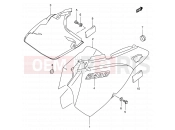SUZUKI DR-Z400S K1 (2001) (E03,E28,E33) 38A - FRAME COVER (MODEL K1)