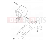 SUZUKI DR-Z400S K1 (2001) (E03,E28,E33) 39A - FRONT FENDER (MODEL K1)