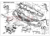 CFMOTO 2026 UTV UFORCE 1000 (CF1000UTR-5) FRONT PLASTICS - F04-1
