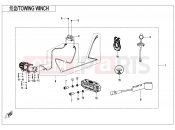 CFMOTO 2026 UTV UFORCE 1000 (CF1000UTR-5) TOWING WINCH - F15-2-V2