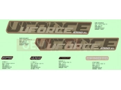 CFMOTO 2026 UTV UFORCE 1000 (CF1000UTR-5) DECAL KITS(DESERT TAN) - F19-2-A