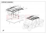 CFMOTO 2026 UTV UFORCE 1000 (CF1000UTR-5) BODY ACCESSORIES - F26-3