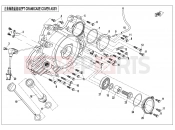 CFMOTO 2026 UTV UFORCE 1000 (CF1000UTR-5) LEFT CRANKCASE COVER ASSY. - E01-4-V4