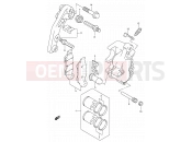SUZUKI DR-Z400S K1 (2001) (E03,E28,E33) 50 - FRONT CALIPER