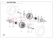 CFMOTO U10 PRO (CF1000UTR-8 [ABS] ) FRONT WHEEL - F07
