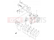 SUZUKI DR-Z400S K1 (2001) (E03,E28,E33) 56 - REAR CALIPER