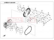 CFMOTO U10 PRO (CF1000UTR-8 [ABS] ) CVT CASE ASSY - E01-3