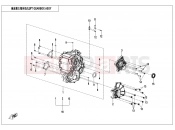 CFMOTO U10 PRO (CF1000UTR-8 [ABS] ) LEFT GEARBOX ASSY - E01-5