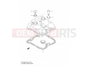 SUZUKI DR-Z400S K2 (2002) (E02) 1A - CYLINDER HEAD COVER