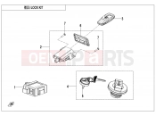 CFMOTO U10 PRO (CF1000UTR-8 [ABS] ) LOCK KIT - F01