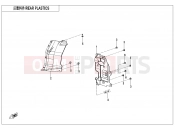 CFMOTO U10 PRO (CF1000UTR-8 [ABS] ) REAR PLASTICS - F04-5-V2