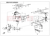CFMOTO U10 PRO (CF1000UTR-8 [ABS] ) FRONT SUSPENSION - F05-1
