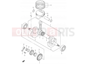 SUZUKI DR-Z400S K2 (2002) (E02) 6 - CRANKSHAFT