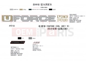 CFMOTO U10 PRO (CF1000UTR-8 [ABS] ) DECAL KITS(FOREST GREEN) - F19-2-C