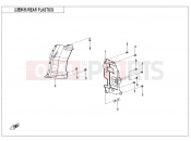 CFMOTO U10 PRO (CF1000UTR-8K [ABS] ) REAR PLASTICS - F04-5-V1