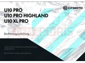 CFMOTO U10 PRO (CF1000UTR-8K [ABS] ) OWNERS MANUAL(GERMAN) - F38-B