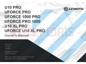 CFMOTO U10 PRO (CF1000UTR-8K [ABS] ) OWNERS MANUAL(EU167) - F38-C