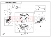 CFMOTO U10 PRO (CF1000UTR-8K [ABS] ) AIR FILTER ASSY - F41