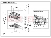 CFMOTO U10 PRO (CF1000UTR-8K [ABS] ) CRANKCASE ASSY(HIGHLAND) - E01-1-B