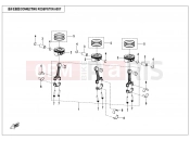 CFMOTO U10 PRO (CF1000UTR-8K [ABS] ) CONNECTING ROD@^PISTON ASSY - E04-1