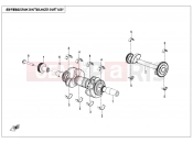 CFMOTO U10 PRO (CF1000UTR-8K [ABS] ) CRANK SHAFT@^BLANCER SHAFT ASSY(HIGHLAND) - E04-2-B