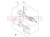 SUZUKI DR-Z400S K2 (2002) (E02) 23 - STARTING MOTOR