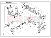 CFMOTO UFORCE 1000 (CF1000UU) REAR AXLE(AUTOMATIC DIFFERENTIAL LOCK) - F33-A-V1