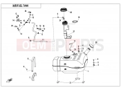 CFMOTO UFORCE 1000 (CF1000UU) FUEL TANK - F12